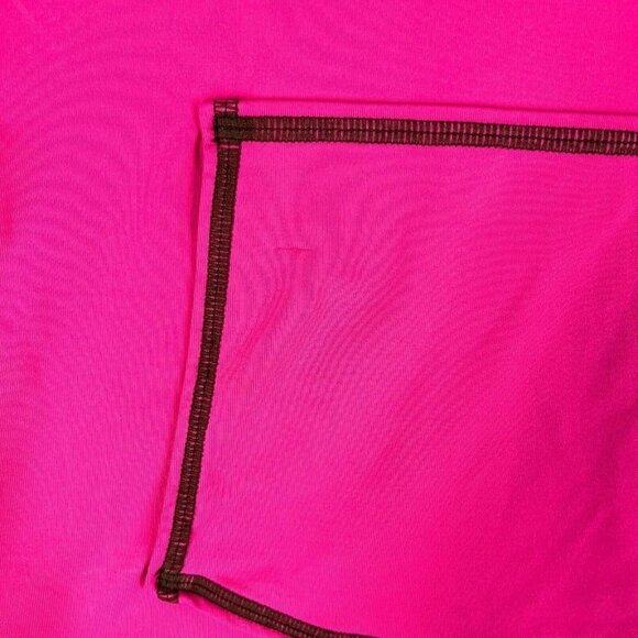 Athleta Shirt Womens Small Pink Summer Shade Rash Gaurd Surf Too Long Sleeve - Picture 4 of 11